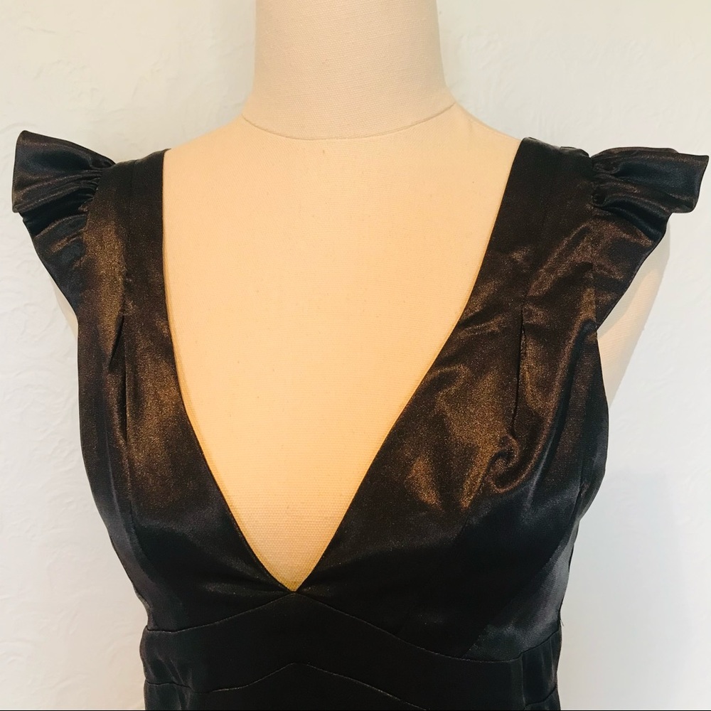 Bariano Size 8 Evening Club Event Black LBD Dress - Picture 2 of 9